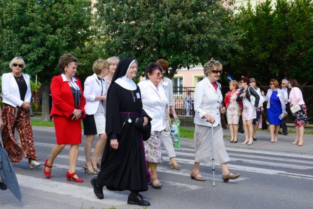 Przemarsz uczestników Jubileuszu 100-lecia Jagiełły